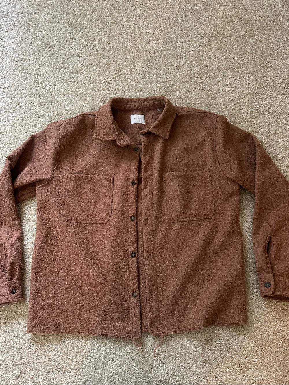 PacSun Brown Distressed Jacket